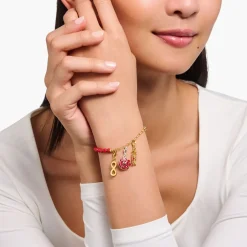 Thomas Sabo - Berlock Charm Club Kiss Guld