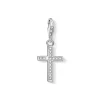 Thomas Sabo - Berlock Charm Club Kors Pavé Silver