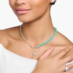 Thomas Sabo - Halsband Beads Turkose