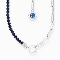 Thomas Sabo - Halsband Charmista Coin Blå