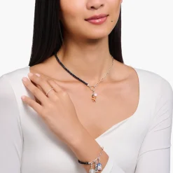 Thomas Sabo - Halsband Charmista Coin Blå