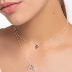 Thomas Sabo - Halsband Fyrklöver Plain Silver