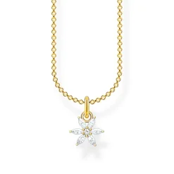 Thomas Sabo - Halsband Happy Moments Blomma Guld