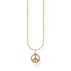 Thomas Sabo - Halsband Peace Mix Guld