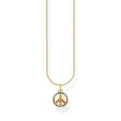 Thomas Sabo - Halsband Peace Mix Guld