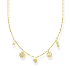 Thomas Sabo - Halsband Powerful Symbols Guld