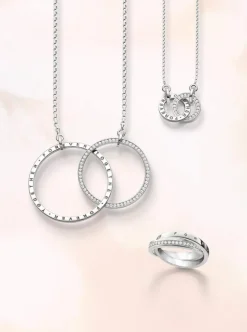 Thomas Sabo - Halsband Together Forever Liten Silver