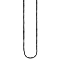 Thomas Sabo - Halskedja Flätat Läder Svart