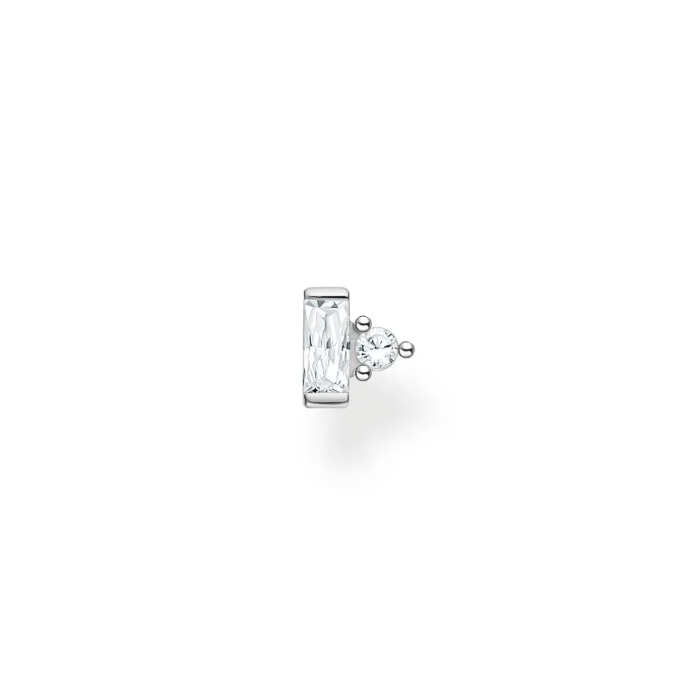 Thomas Sabo - Örhänge Singel Baguette Silver