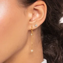 Thomas Sabo - Örhänge Singel Sparkling Dreams Guld Klar