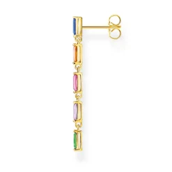 Thomas Sabo - Örhänge Singel Dancing Stones Long Guld Mix