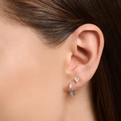 Thomas Sabo - Örhänge Singel Hjärta Rose