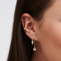 Thomas Sabo - Örhänge Singel Hänglås Guld