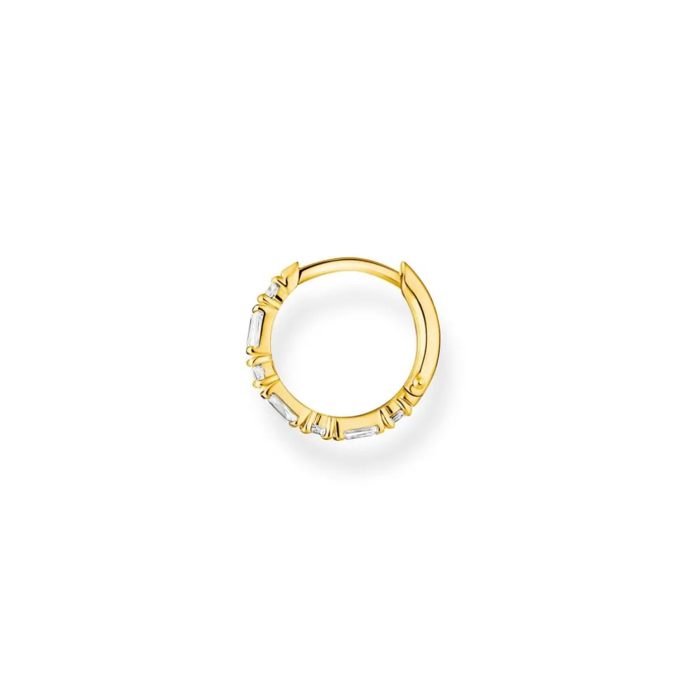 Thomas Sabo - Örhänge Singel Dancing Stones Smal Guld Klar