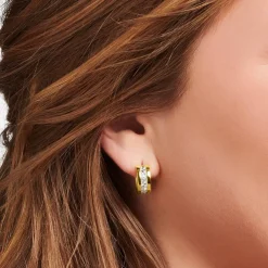 Thomas Sabo - Örhängen Creol Pavé Guld