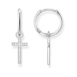 Thomas Sabo - Örhängen Kors Ring Silver