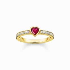 Thomas Sabo - Ring Hjärta Guld