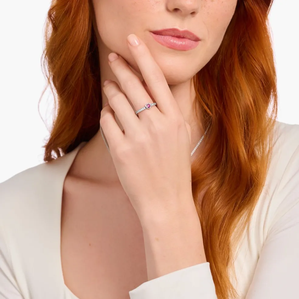 Thomas Sabo - Ring Hjärta Silver