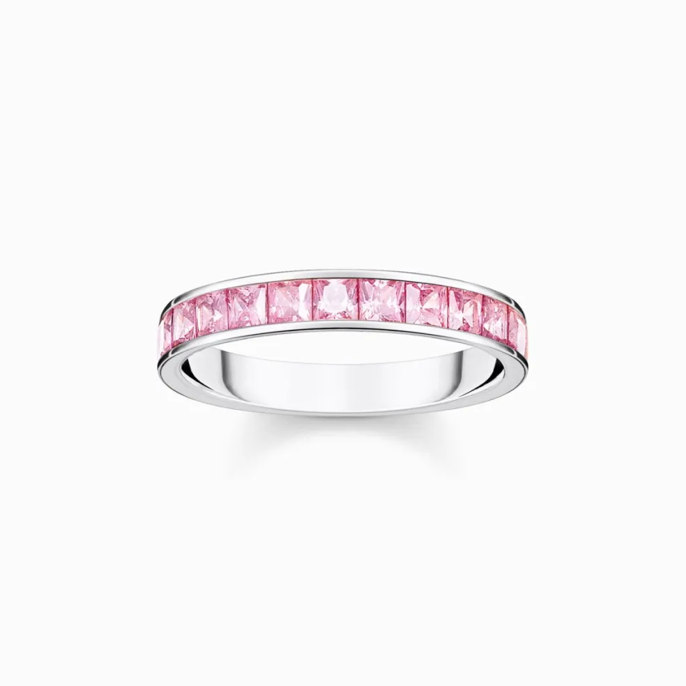 Thomas Sabo - Ring Pave Silver Rosa