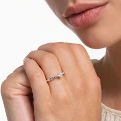 Thomas Sabo - Ring Solitär 0,45 Silver