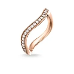 Thomas Sabo - Ring The Eternity of Love Wave Rose