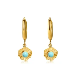 Anna K Jewelry - Örhängen Turquesa Flower