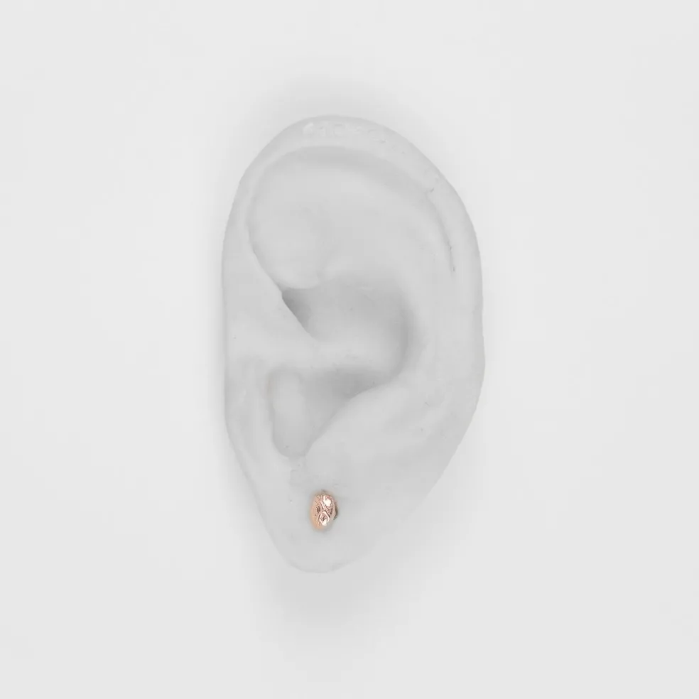 Björg Jewellery - Örhängen Anatomiskt Hjärta Mini Rosé