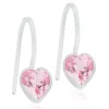 Blomdahl - Örhängen Hjärta Läkande Plastic Rosa