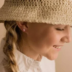 Blomdahl - Örhängen Hjärta Plastic Ljusrosa