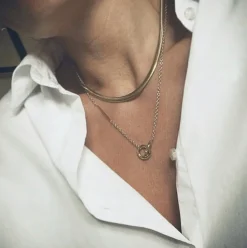 Bud To Rose - Halsband Hitch Kort Guld