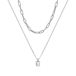 Bud To Rose - Halsband 2-i-1 Grace Duo Stål