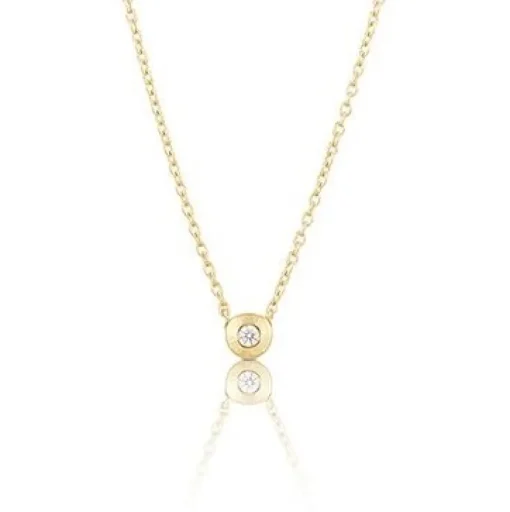 Carolina Gynning - Halsband Älskad Mini Guld