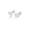 Carolina Gynning - Örhängen The Knot Silver