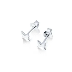 Carolina Gynning - Örhängen Petite Papillion Plain Silver