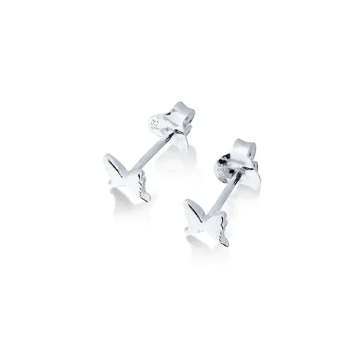 Carolina Gynning - Örhängen Petite Papillion Plain Silver