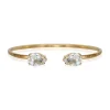 Caroline Svedbom - Armband Petite Drop Guld Crystal