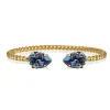Caroline Svedbom - Armband Mini Drop Guld Denim Blue