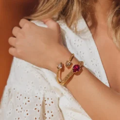 Caroline Svedbom - Armband Mini Drop Guld Vintage Rose