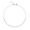 Caroline Svedbom - Halsband Lily Pearl Rhodium