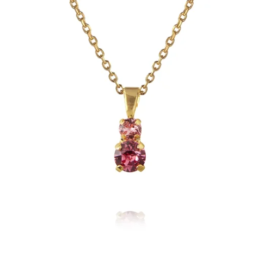 Caroline Svedbom - Halsband Leah Guld Rose Combo