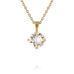 Caroline Svedbom - Halsband Classic Petite Guld Crystal
