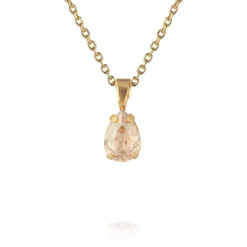 Caroline Svedbom - Halsband Petite Drop Guld Golden Shadow