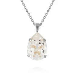 Caroline Svedbom - Halsband Mini Drop Rhodium Crystal