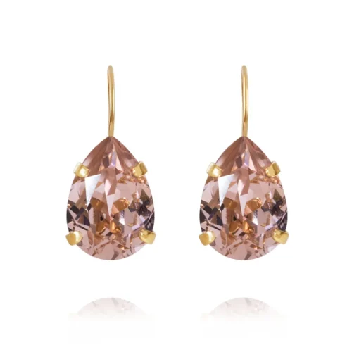 Caroline Svedbom - Örhängen Claps Mini Drop Guld Vintage Rose