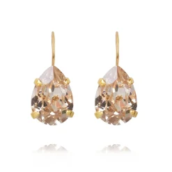 Caroline Svedbom - Örhängen Claps Mini Drop Guld Silk
