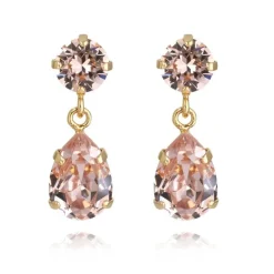 Caroline Svedbom - Örhängen Mini Drop Guld Vintage Rose