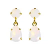 Caroline Svedbom - Örhängen Mini Drop Guld Rose Water Opal