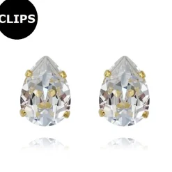 Caroline Svedbom - Örhängen CLIPS Mini Drop Stud Guld Crystal