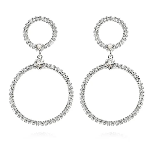 Caroline Svedbom - Örhängen Forever Love Rhodium