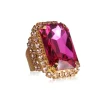 Caroline Svedbom - Ring Alexa Guld Fuchsia Light Rose